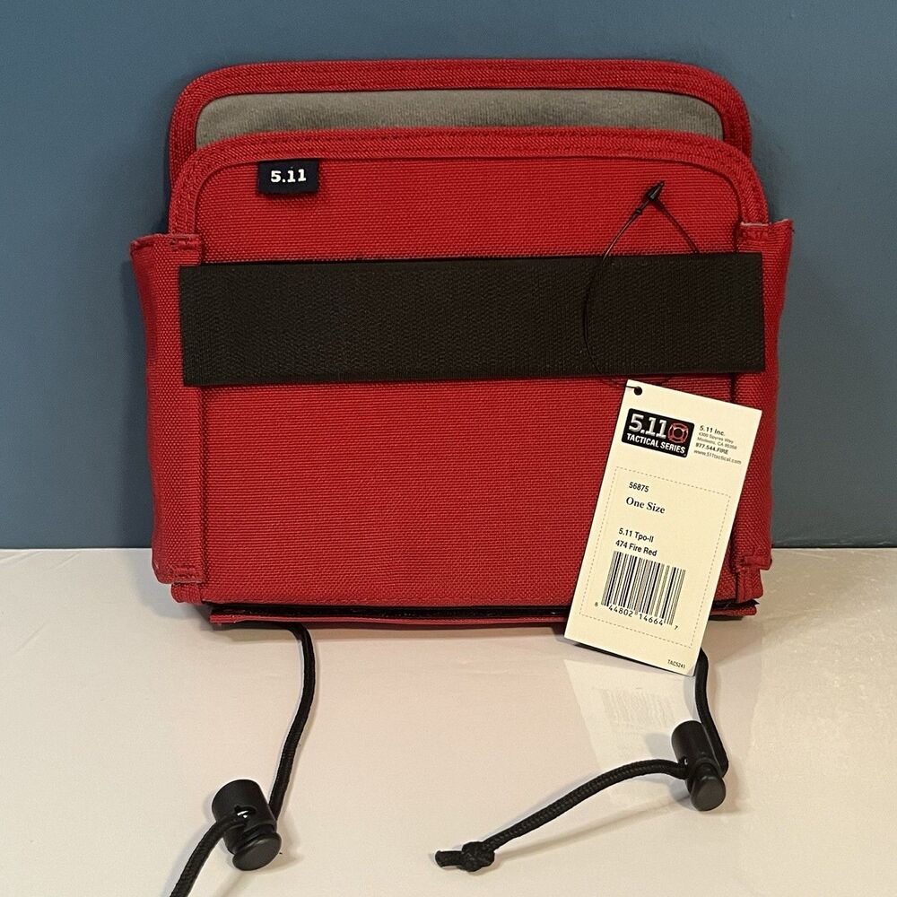 5.11 Tactical Turnout Pocket Organizer II Fire Red Adjustable Dividers NEW